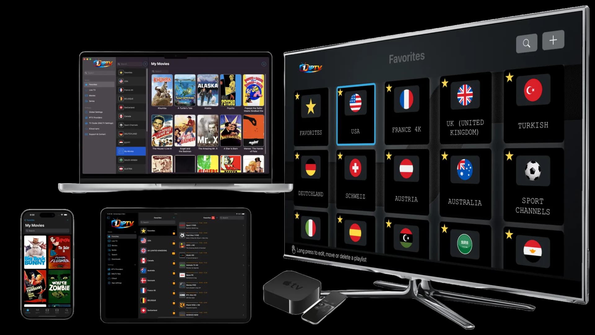 1IPTV vs GSE Smart IPTV Modern Multi-Device Streaming